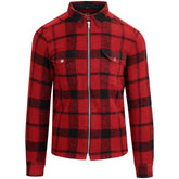 LEE Wool Zip Overshirt BRIGHT RED L67LVRKG 112116895